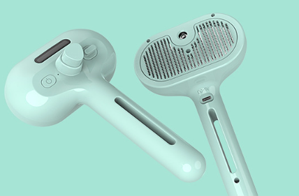 Pet Comb Self Cleaning Pets Hair Remover Brush For Dogs Grooming Tools - Built-in Mist Humidifier