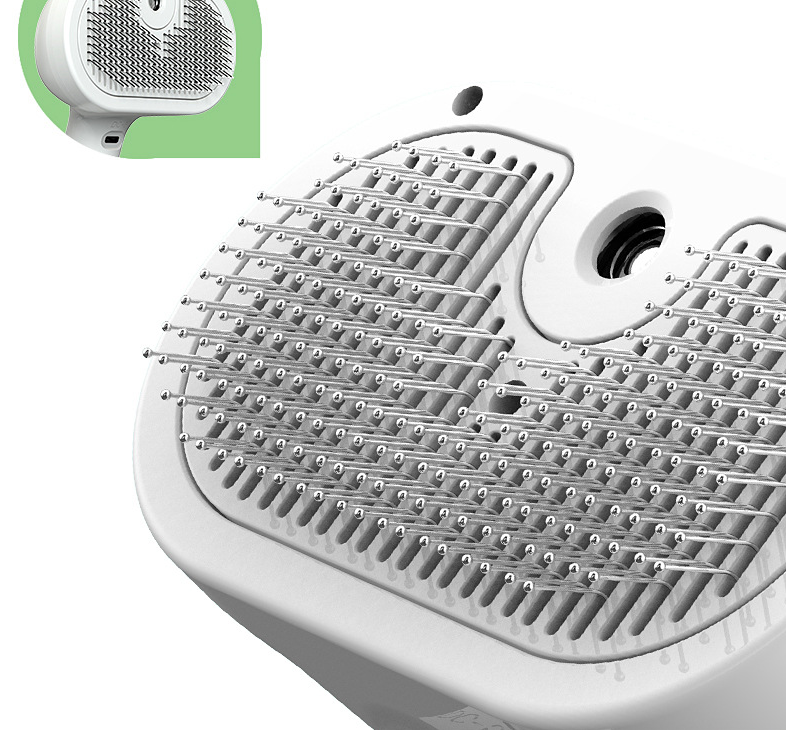 Pet Comb Self Cleaning Pets Hair Remover Brush For Dogs Grooming Tools - Built-in Mist Humidifier